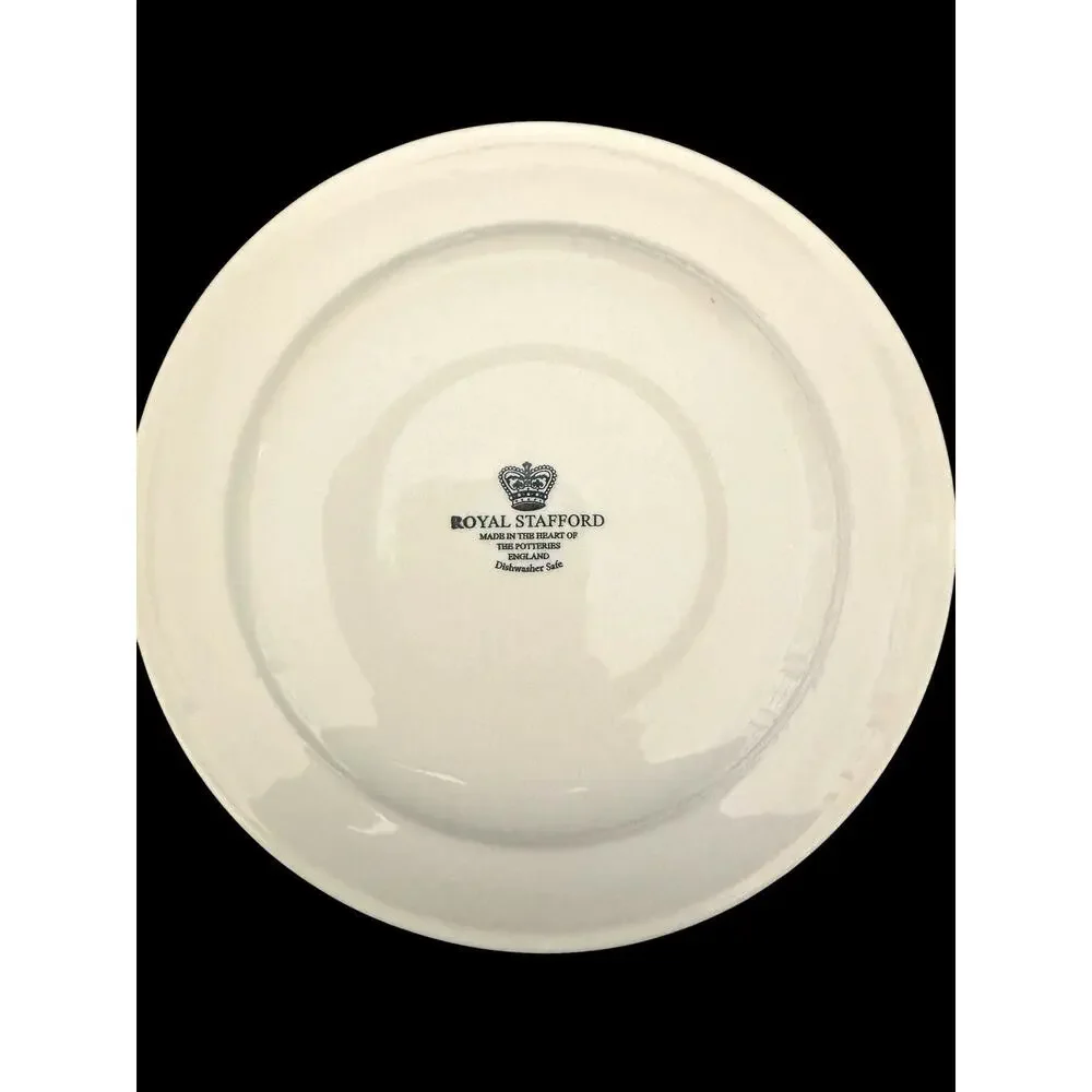 2 Royal Stafford Halloween Spookyville Haunted Home 11” Dinner Plates New w/ Tag